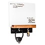 Mind Reader Glass Dry Erase Board with Wood Holder and Hook Whiteboard Message Center, White (LIFTBOARD-WHT)~#|#~D760B704-9007-4970-91EF981CD9D0B9EF_sc7