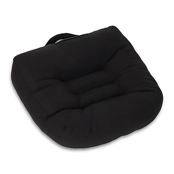 ComfortMakers Deluxe Memory Foam Chair Cushion, Black (91061