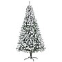 Nearly Natural 8-ft Flocked Rock Springs Spruce Artificial Christmas Tree (T1748)~#|#~D7698D1D-EAA8-427E-BE96851AA81C5C28_sc7