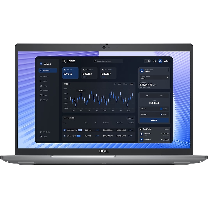 Dell Precision 3590 15.6" Laptop, Intel Core Ultra 5-135H, 16GB Memory, 512GB SSD, Windows 11 Pro (YGFXM) image 1