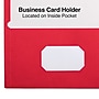 Staples Smooth 2-Pocket Paper Folder, Red, 25/Box (27532-CC)~#|#~D7704EEF-9A65-4FBF-BBFE3AEA66FE965C_sc7
