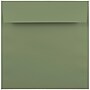 JAM Paper Booklet Envelope 6 1/2" x 6 1/2", Olive Green, 100/Pack (3157453d)~#|#~D77524E4-5A67-4787-A2865C19E28B3330_sc7