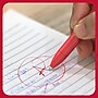 TRU RED™ Retractable Quick Dry Gel Pens, Medium Point, 0.7mm, Red, Dozen (TR54500)~#|#~D7777174-5A6D-4DB9-8FAA4610BDB3F51B_sc7