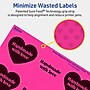 Avery Laser/Inkjet Heart Multipurpose Labels, 2-9/32" x 1-27/32", Neon Magenta, 960/Box (94603)~#|#~D7797CCA-21CD-4A38-A72D0900E93641BE_sc7