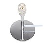 Creekwood Home Chrome Slanted 12.4" LED Table Lamp, White (CWT-1012-WH)~#|#~D77E7E50-2F38-4C2F-8228911203DDB34C_sc7