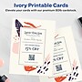 Avery Integrated Cards, 8.5" x 11", Matte Ivory, 10/Pack (95282)~#|#~D78063B8-47FA-4E84-90373602F07EDAB2_sc7