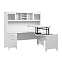 Bush Home Somerset 72W L-Shaped Sit to Stand Desk with Hutch, White (SET015WH)~#|#~D78469E4-BC13-4853-BC2F178FF35BC873_sc7