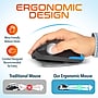 Delton T100 Wireless Ergonomic Trackball USB Mouse, Black (DMST100-WB)~#|#~D7847B2D-2010-4C6C-AB158370693ACBCB_sc7