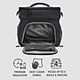bentgo Prep Deluxe Insulated Multimeal Bag, 5-Compartment, Dark Gray (BGPRPBAG-DG)~#|#~D787097C-D145-42D1-BBA9EB35A8B36EE3_sc7