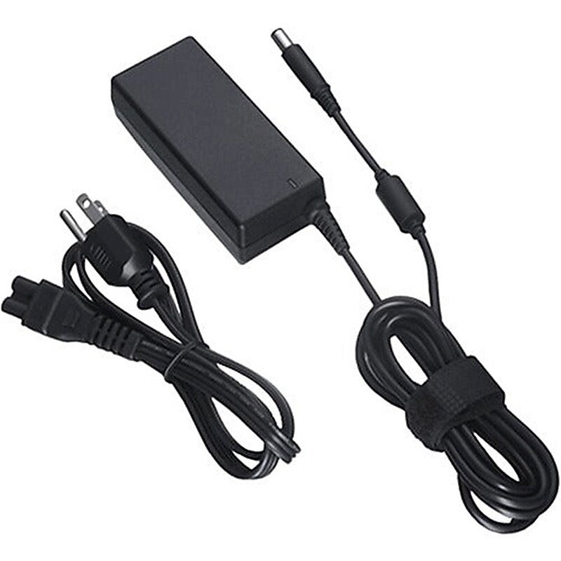 Dell 65W AC Adapter Charger for Dell Laptop, Black (492-BBKH) image 1