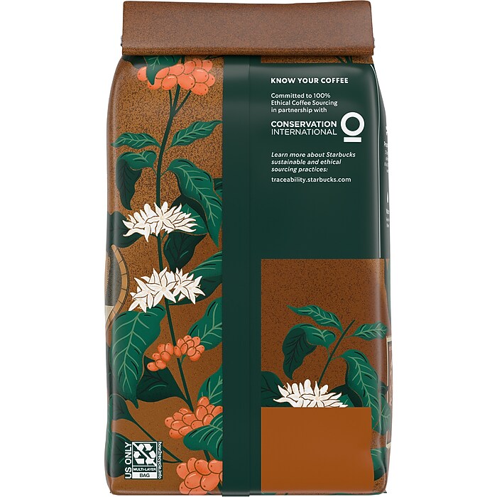 Starbucks Pike Place Ground Coffee, Medium Roast, 16 oz