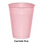 Creative Converting Touch of Color Plastic Cups, 16 oz., Classic Pink, 240 Cups/Carton (28158081)~#|#~D78FBF0C-11A2-49CA-A274283E1293BA23_sc7