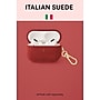 SaharaCase Indy Series Italian Suede Leather Case for Airpods Pro 3 (2025), Viper Red (HP00239)~#|#~D7903E78-3C66-4EC4-9BB2057BA865CFB7_sc7