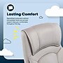 Serta Comfort Classic Ergonomic Velvet Fabric Swivel Executive Chair, Taupe (CCHR10005B)~#|#~D7921893-6611-42CF-947A28A45B5748A9_sc7
