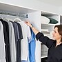 Bestar Florence Closet System, 5 Shelves, 4 Drawers, 36"W x 25"D, White (127607-000017)~#|#~D7960DFC-5D1F-4E9F-8C5E8DAAC4DFE956_sc7