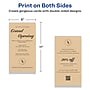 Avery Integrated Cards, 6" x 11", Matte Kraft Brown, 50/Box (95280)~#|#~D79C8631-D0D8-461C-9517CBC5ED7B8624_sc7
