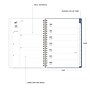 2025-2026 Blue Sky Sincerely Jules Forget Me Not 5.875" x 8.625" Academic Weekly & Monthly Planner, Plastic Cover~#|#~D7A13D36-7214-4A76-ACD5BB69BCFA8FA0_sc7