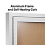 Staples Enclosed Cork Display Board, Aluminum Frame, 3' x 2' (ST61261)~#|#~D7A405E6-DC1E-4DE1-81F2C0EEF5898602_sc7