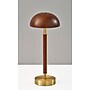 Adesso Ronny LED Cordless Table Lamp, 14.6"H, Antique Brass/Walnut Wood (3064-15)~#|#~D7ADC898-AE75-4820-A639D09EAC2BE9FF_sc7