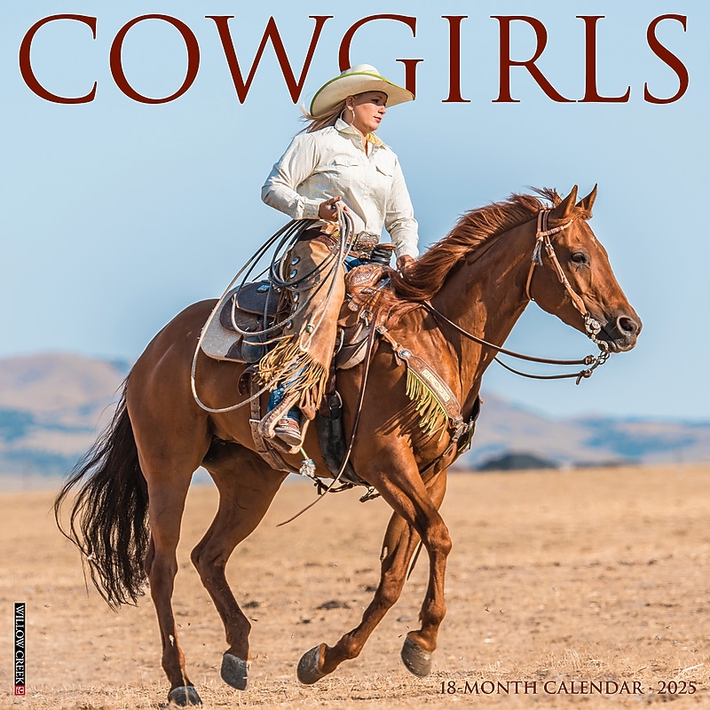 Cowgirls 2025 Wall Calendar