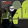 Ergodyne GloWear 8317BK High Visibility Long Sleeve Black Bottom Hooded Sweatshirt, ANSI Type R Class 3, Lime, X-Large (22975)~#|#~D7AE1FF4-B41B-488C-A0A6F553DBB299FF_sc7