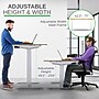 Uncaged Ergonomics RISE UP Electric Adjustable Height Steel Ergonomic Sit Stand Office Desk Frame, White (RUW)~#|#~D7B26F5A-61EC-400B-B70BF62B1562152C_sc7