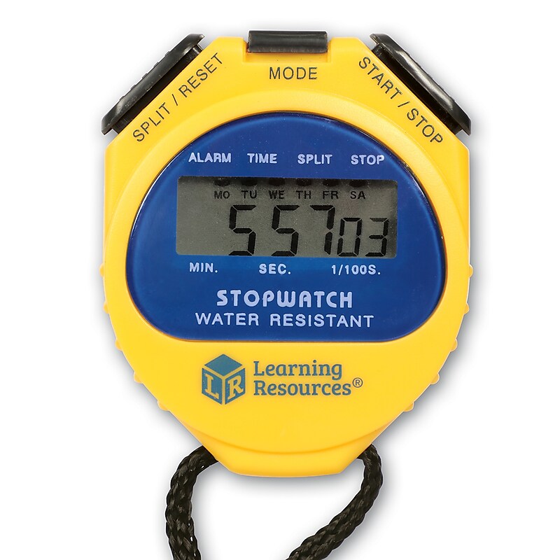 Learning Resources Big Digit Stopwatch, Plastic (LER0525) image 1