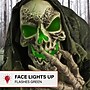 Haunted Hill Farm Life-Size Animatronic Skeleton Reaper Holding Staff (HHSKEL-7FLSA)~#|#~D7B9D30D-75C8-4DA1-98039644592B4649_sc7