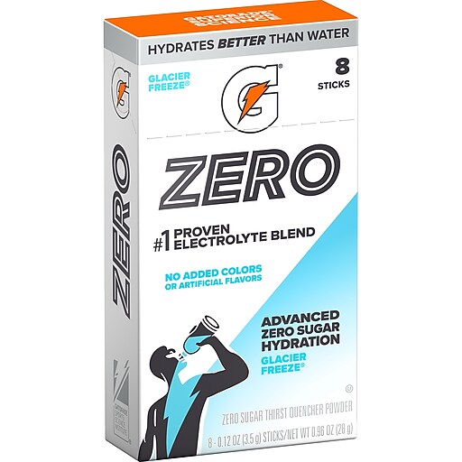 Gatorade Zero Sugar Free Glacier Freeze Powder Sports Drink