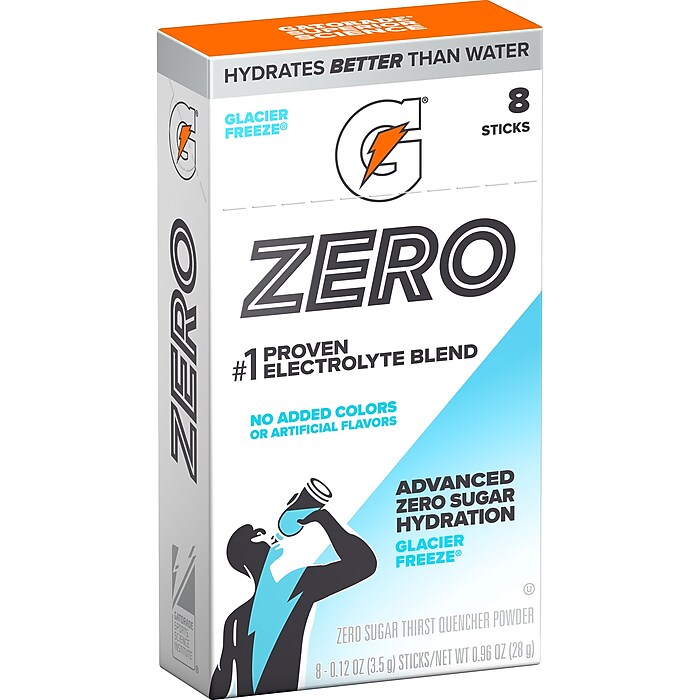 Gatorade Zero Sugar Free Glacier Freeze Powder Sports Drink