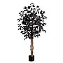 Nearly Natural Artificial Halloween Black Ficus Tree, 4' (T5135)~#|#~D7BD2319-4298-417F-A4341AECEB99F47A_sc7