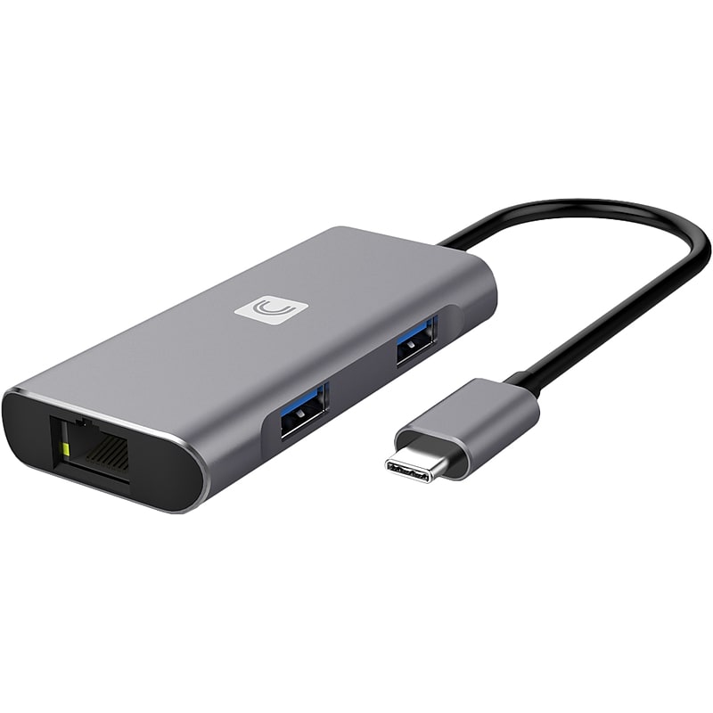 Comprehensive VersaHub 4-Port USB-C Hub, Metallic Gray (VHUB-USBC2A1CN) image 1