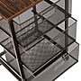 Mind Reader 3-Drawer Rolling Storage Organizer Cart with Wheels, Black (3TMESHC-BLK)~#|#~D7BFE185-39C1-489B-8704948881422573_sc7