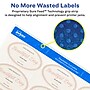 Avery Sure Feed Dissolvable Laser/Inkjet Oval Labels, 1 1/2"x 2 1/2", White, 90 Labels/Pack (4223)~#|#~D7C06228-4754-4612-9384CAA3AD75BD99_sc7