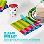 Say Hooray! Bright Vibes Props Party Paper Plates and Napkins Set, Multicolored, 48/Pack (DTC0075E2G)~#|#~D7C4DFA8-3B57-4563-A2D716AAE96EFBDB_sc7