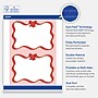 Avery Gold-Pink Bow General Use Blank Cards, White, 20/Pack (S00-FFK)~#|#~D7C4EFE7-4174-467B-96ABFB6D7C85B32F_sc7