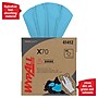 WypAll PowerClean X70 Cloths, 8.34" x 16.8", Blue, 100 Sheets/Box, 10 Boxes/Carton (41412)~#|#~D7D23262-9797-40F4-950A586B2152CBAF_sc7