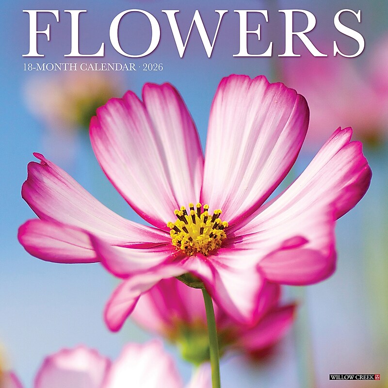 2026 Willow Creek Flowers 12" x 12" Monthly Wall Calendar (51139X) image 1