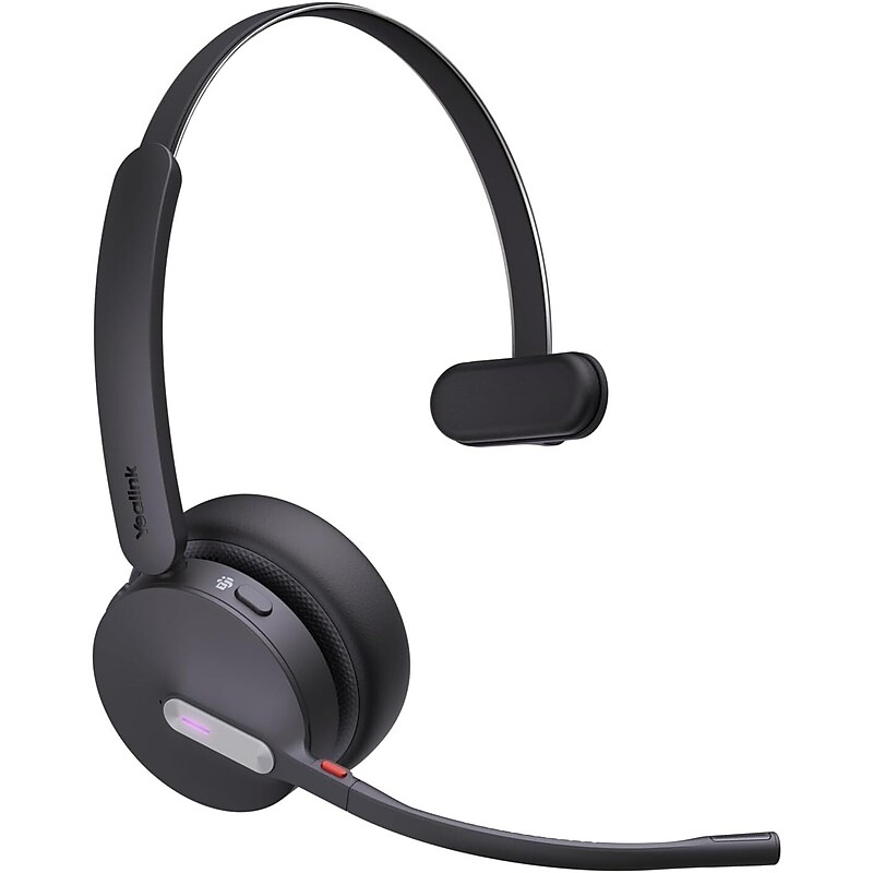 Yealink WH64 Hybrid Mono Wireless Noise Canceling Bluetooth Headset, USB-C, MS Certified (1208687) image 1