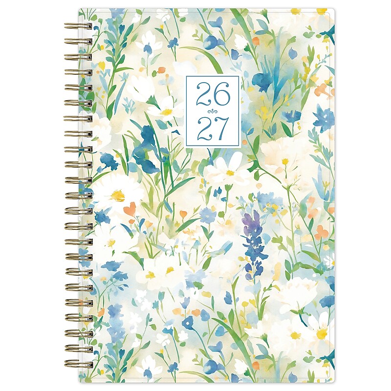 2026-2027 Blue Sky Astrea 5" x 8" Academic Year Weekly & Monthly Planner, Plastic Cover (161725) image 1