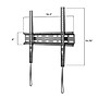 Mount-It! Fixed Wall TV Mount for LCD (Low Profile Slim), Lockable, Screen Size: 32"-55", 77 lbs. Max. (MI-3050)~#|#~D7E1C7C8-1845-4763-A9E9E2722351B772_sc7