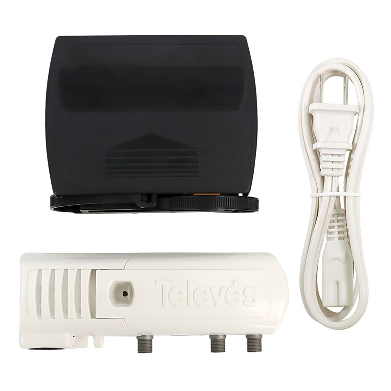 Televes 1-Input TForce Mast Amplifier with BOSS-Tech and “F” Power Supply Unit (560383) image 1