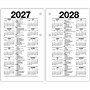 2026 AT-A-GLANCE 6" x 3.5" Daily Calendar Refill Pages, White/Black (E717R-50-26)~#|#~D7E711D9-1BA9-4D98-8099DD6FB90FF4F5_sc7