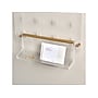 Russell+Hazel 5.25" x 12.5" Pegboard Shelf, Clear/Gold (69146)~#|#~D7E7A8EF-F18F-492A-BE7A610A16F17E8E_sc7