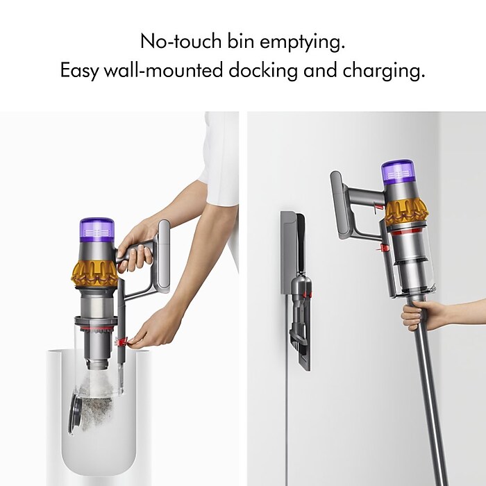 Dyson V15 Detect Cordless Stick Vacuum, Bagless, Nickel/Yellow
