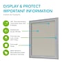 Ghent Vinyl Bulletin Board, Satin Frame, 2' x 1.5' (PA12418VX-185)~#|#~D7ED310D-123F-42D7-A5F7C03F3100E575_sc7