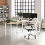 Bush Business Furniture Hustle 60"W L Shaped Computer Desk with Metal Legs, Natural Elm (HUS003NE)~#|#~D7F131A7-9AE2-4850-8563B8C22BF62DD5_sc7