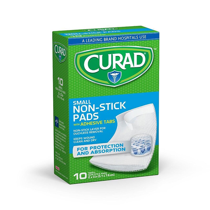 Curad 1-Ply Sterile Non-Woven Gauze, 12 Pads/Case (CUR47146NRB) image 1