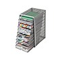 Mind Reader 10-Compartment Metal Mesh File Storage Drawers, Silver (10CABMESH-SIL)~#|#~D7F7BE54-3AB7-4A7E-A5E59A7B7447B85E_sc7