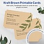 Avery Integrated Cards, 3.5" x 5", Matte Kraft Brown, 100/Pack (95340)~#|#~D7FA41DA-AED1-4141-8B1E9E9587C6DD3C_sc7